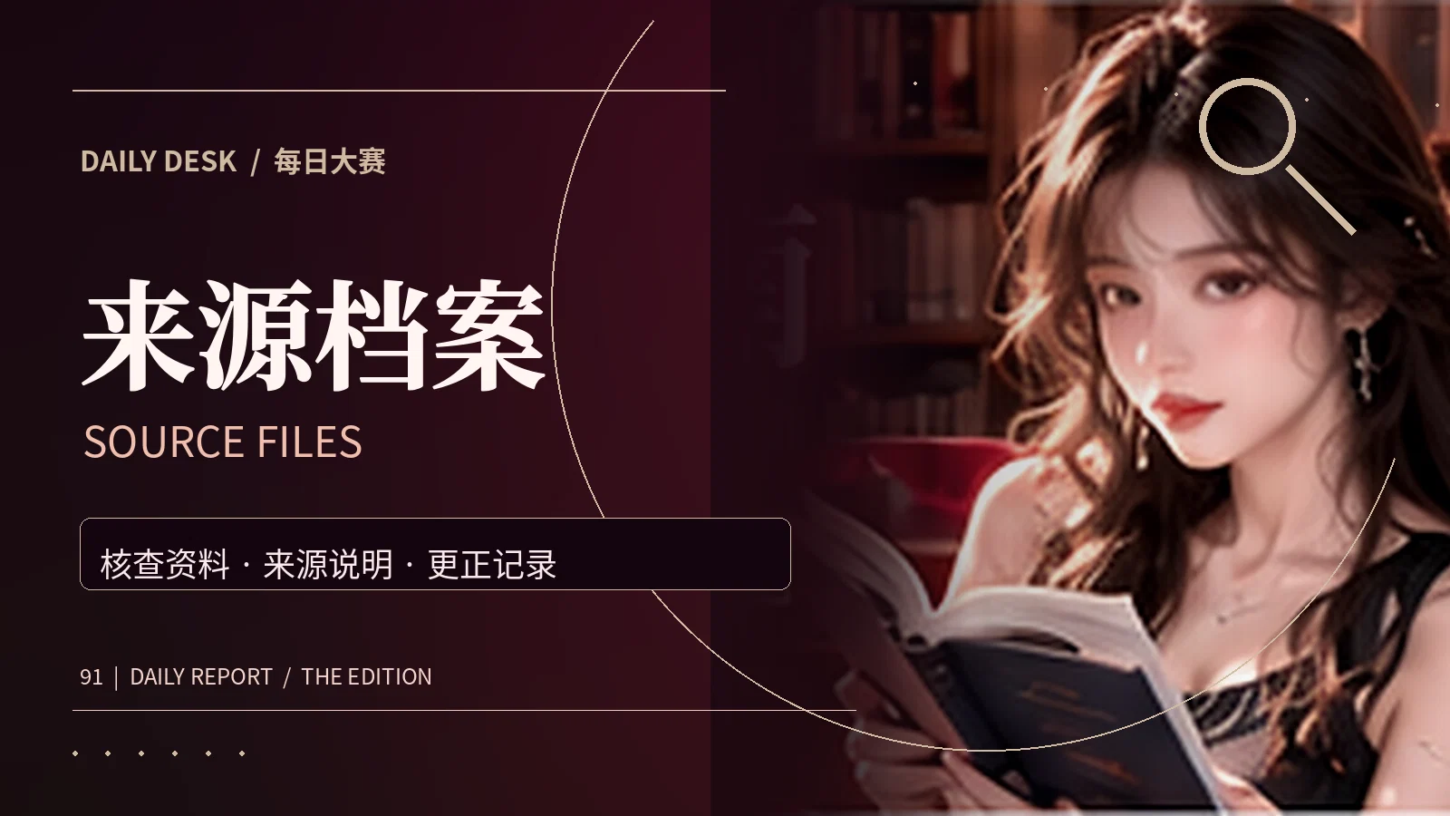公开资料与编辑档案专题配图